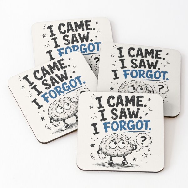 Item preview, I Came. I Saw. I Forgot. designed and sold by SlanPOD.