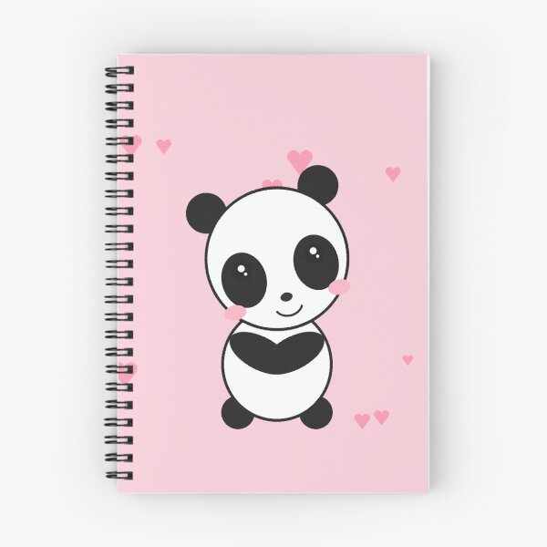 Item preview, Kawaii Love Panda With Pink Hearts designed and sold by WearTheVibe Store.