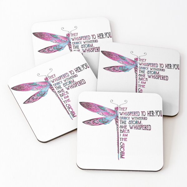 Item preview, Dragonfly I Am the Storm Inspirational Quote designed and sold by Gbriel3.
