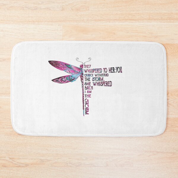 Item preview, Dragonfly I Am the Storm Inspirational Quote designed and sold by Gbriel3.