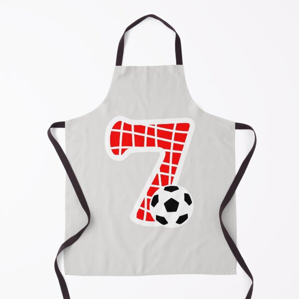 Item preview, Football Number 7 Red Seven No #7 designed and sold by Jeallan Designs.