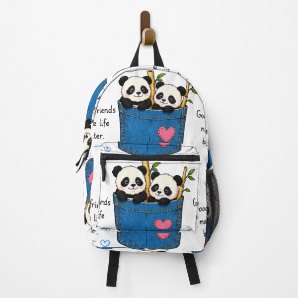 Item preview, Good Friends Make Life Better Panda designed and sold by DailyDoodlesBySumbul.