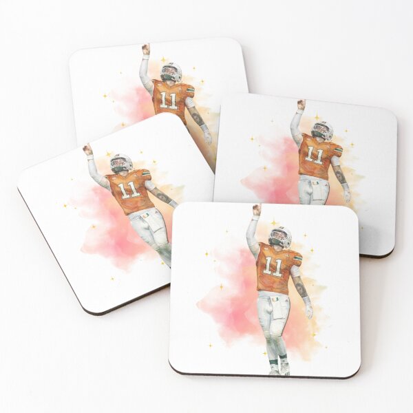 Item preview, American Football Quarterback #11 Pointing Up Watercolor designed and sold by Turnersports.