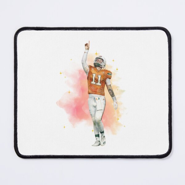 Item preview, American Football Quarterback #11 Pointing Up Watercolor designed and sold by Turnersports.