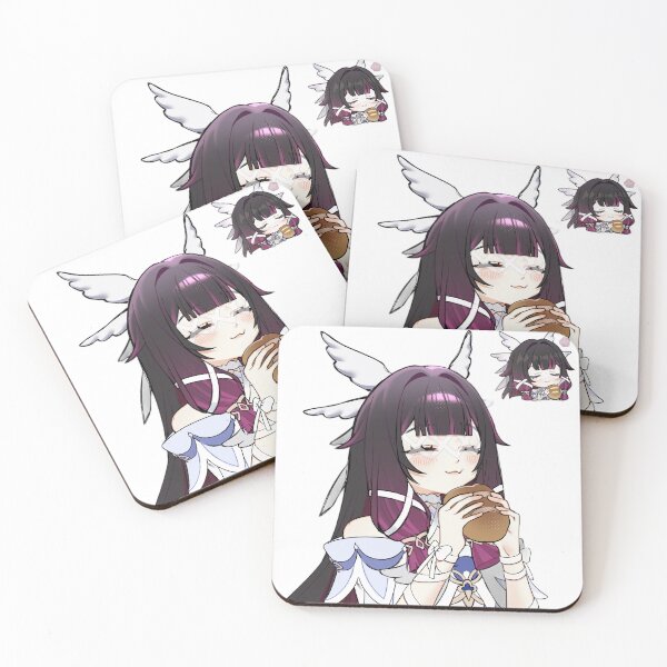 Item preview, Columbina Eating Bread Genshin Impact designed and sold by KomiArts.
