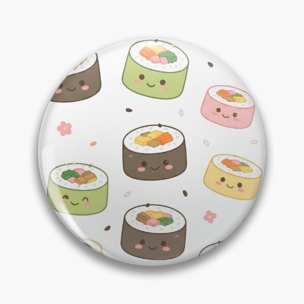 Item preview, Cute Kawaii Gimbap 김밥 designed and sold by 리나 .
