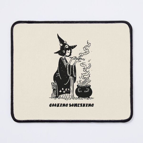 Item preview, Cooking Something: Cute Witch Cauldron Halloween Art designed and sold by oneofthesedayys.