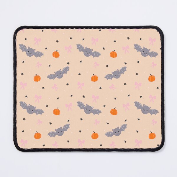 Item preview, Cute Halloween Bats and Pumpkins Autumn Peach designed and sold by SuperCuteItems2.