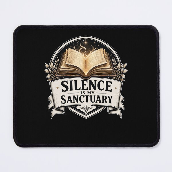 Item preview, Silence is my sanctuary designed and sold by FreshPixelArt.