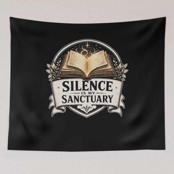 Item preview, Silence is my sanctuary designed and sold by FreshPixelArt.