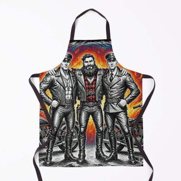 Item preview, Gay Leather Daddies United Color Ink Art Design designed and sold by ItsAKinkThing.