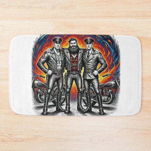 Item preview, Gay Leather Daddies United Color Ink Art Design designed and sold by ItsAKinkThing.