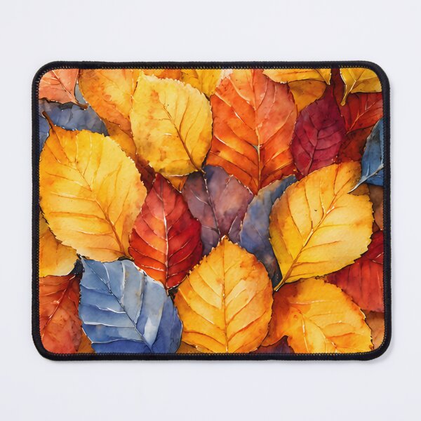 Item preview, Hearts 47 - Colorful Autumn Leaf Heart Watercolor designed and sold by NikaNavi.