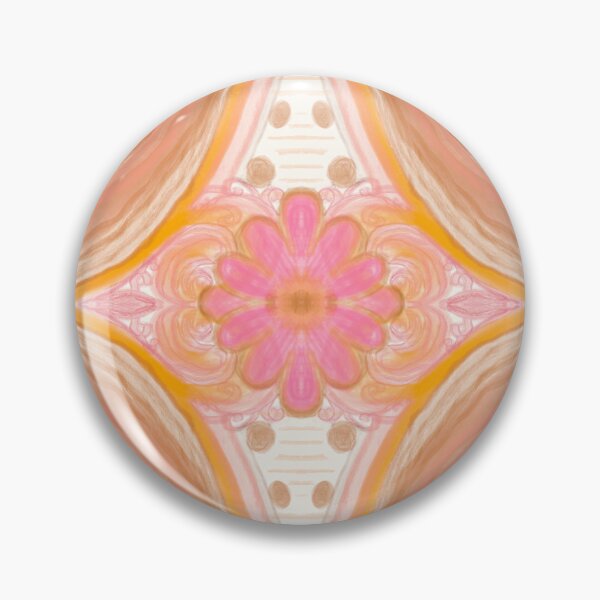 Item preview, Pale Pink and Creamy Yellow Filigree Painted by Kristi Duggins designed and sold by Kristi Duggins.
