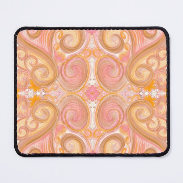 Item preview, Pale Pink and Creamy Yellow Filigree Painted by Kristi Duggins designed and sold by Kristi Duggins.