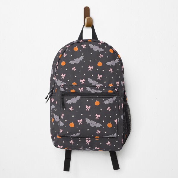 Item preview, Cute Halloween Bats and Pumpkins Black designed and sold by SuperCuteItems2.
