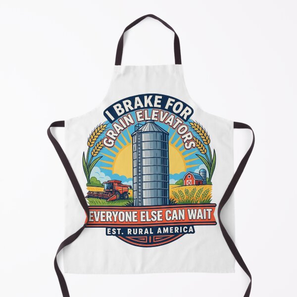 Item preview, Vintage T-shirt with grain elevator and farm machinery | Prairie Farming designed and sold by Mahilis.