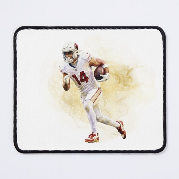 Item preview, Arizona Cardinals #14 Golden Smoke Football Art designed and sold by Turnersports.