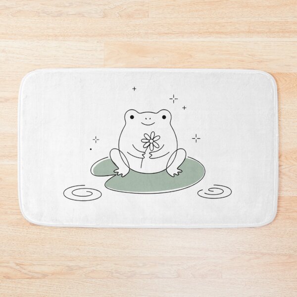 Item preview, Cute Frog Holding a Flower designed and sold by Nitta Studio.