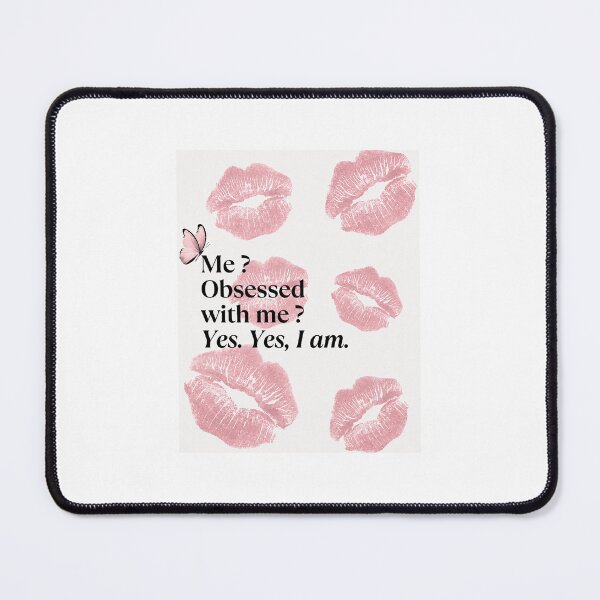 Item preview, Obsessed With Me Pink Kiss Prints & Butterfly Quote designed and sold by Autumnn01.