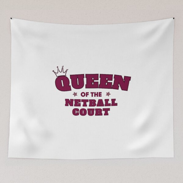 Item preview, Queen of the Netball Court designed and sold by DixieGirlStudio.