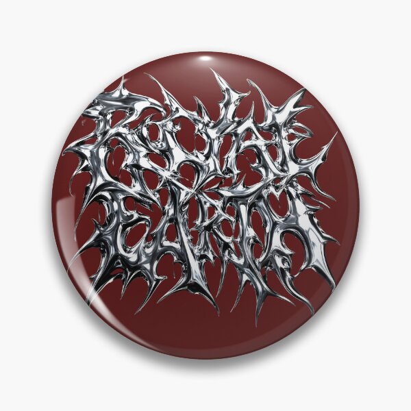 Item preview, Dark Heavy Metal Typography Art designed and sold by RoyalEarthstore.