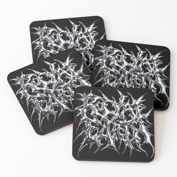 Item preview, Dark Heavy Metal Typography Art designed and sold by RoyalEarthstore.