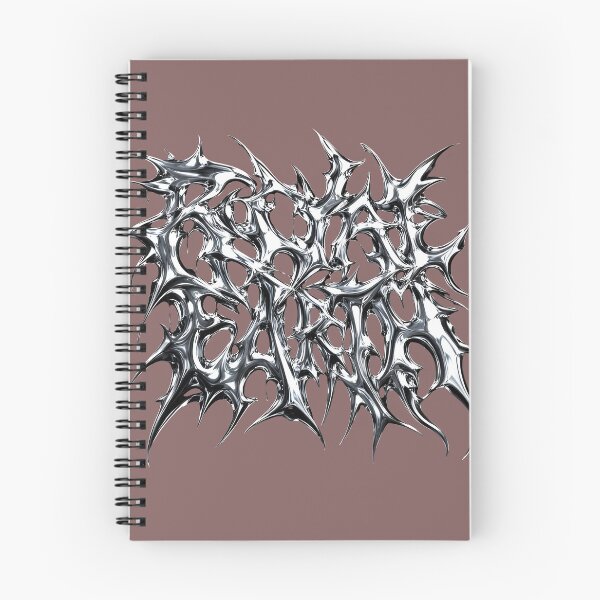 Item preview, Dark Heavy Metal Typography Art designed and sold by RoyalEarthstore.
