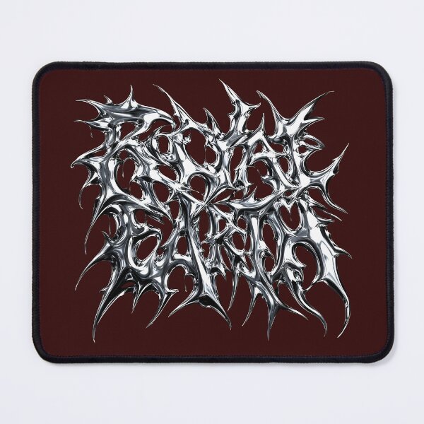 Item preview, Dark Heavy Metal Typography Art designed and sold by RoyalEarthstore.