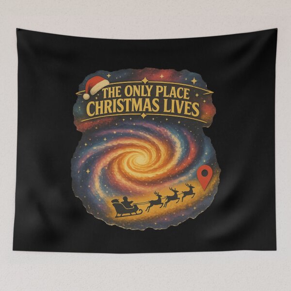 Item preview, For Christmas Galaxy Santa Sleigh Retro Sci-Fi designed and sold by Genius Geek.