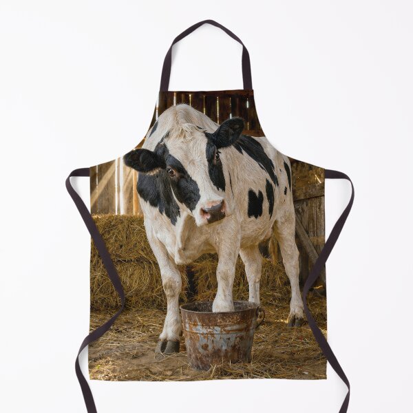 Item preview, Holstein Cow with One Foot in a Bucket designed and sold by Maria Dryfhout.