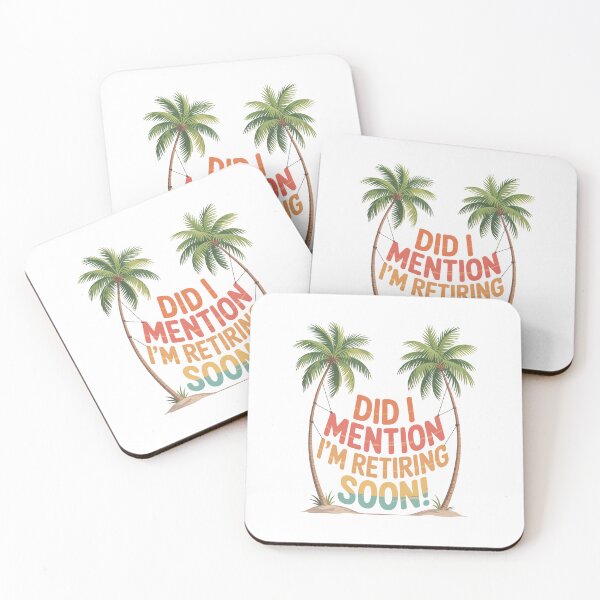 Item preview, Retiring Soon – Tropical Palm Trees Funny Retirement  designed and sold by jkrphoto.