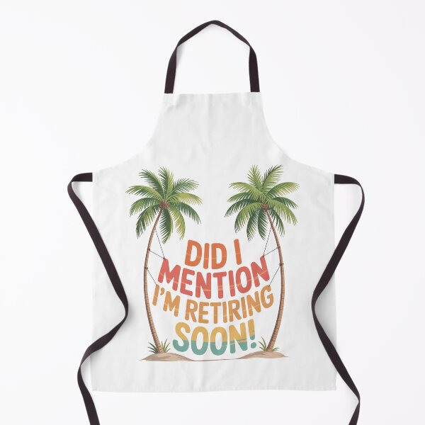 Item preview, Retiring Soon – Tropical Palm Trees Funny Retirement  designed and sold by jkrphoto.
