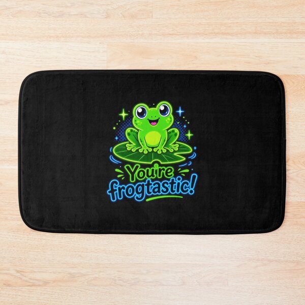 Item preview, Frogtastic Frog – Neon Pun Sticker designed and sold by Cerys-GS.
