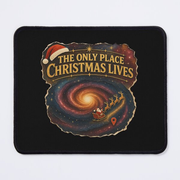 Item preview, For Christmas Galaxy Santa Sleigh Retro Sci-Fi designed and sold by Genius Geek.
