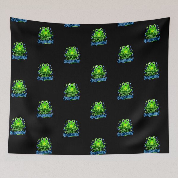 Item preview, Frogtastic Frog – Neon Pun Sticker designed and sold by Cerys-GS.