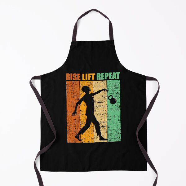 Item preview, ise Lift Repeat Zombie Kettlebell Fitness Workout - Kettlebell Lover Gift designed and sold by chaaval.