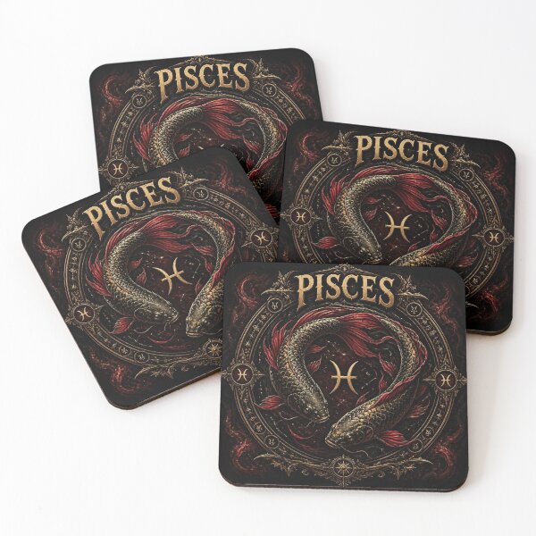 Item preview, Pisces Epic Dark Zodiac Art designed and sold by SunnyDesign82.