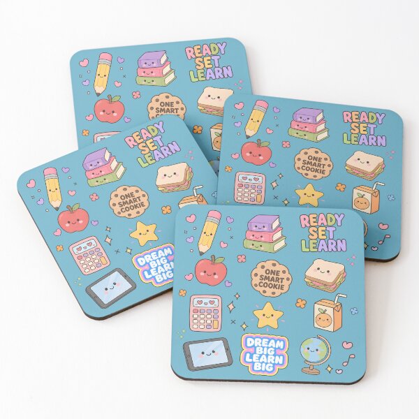 Item preview, Student Studying Cute Collage Pastel Seamless Pattern designed and sold by HowToCanadian.