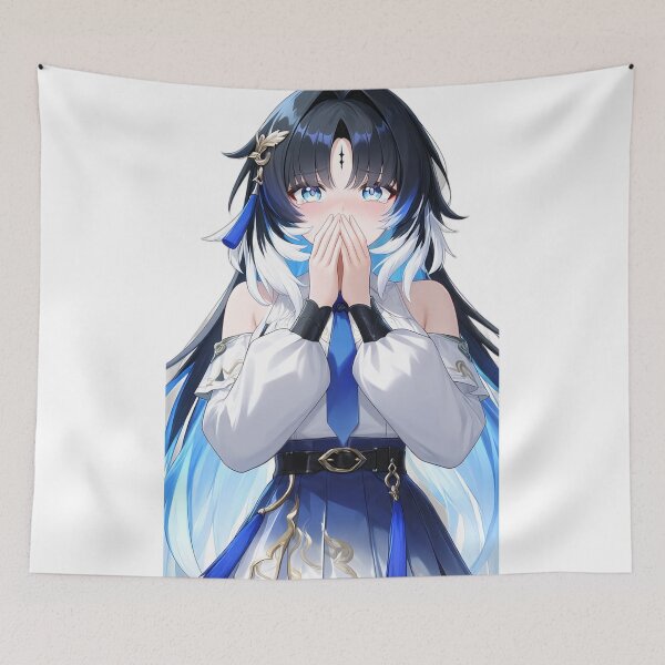 Item preview, Yangyang Xuanling Blue White Hair Wuthering Waves designed and sold by KomiArts.