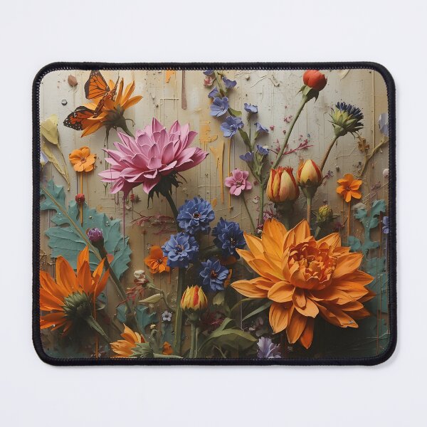 Item preview, 3D Floral Drip – Abstract Botanical Summer Flower Art Print designed and sold by Rewolucja.