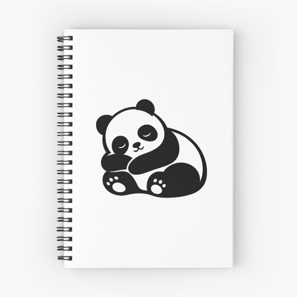 Item preview, Cute Sleeping Panda | Minimalist Panda Sticker | Kawaii Panda Animal Design designed and sold by Skedart.