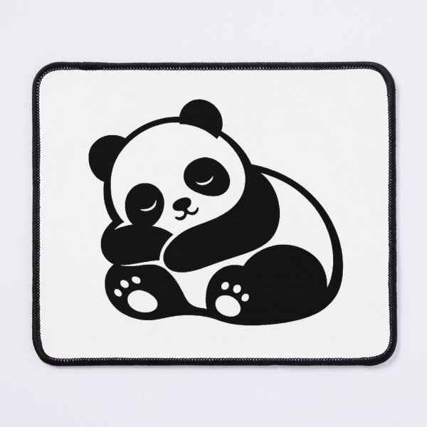 Item preview, Cute Sleeping Panda | Minimalist Panda Sticker | Kawaii Panda Animal Design designed and sold by Skedart.