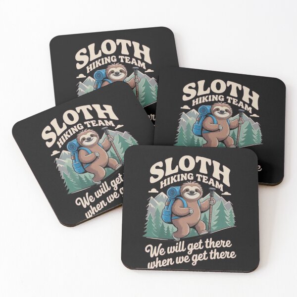 Item preview, Sloth Hiking Team | Funny Hiking Sloth Mountain Adventure  designed and sold by Gbriel3.