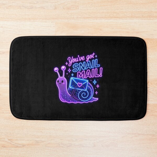 Item preview, Snail Mail Snail – Neon Pun Sticker designed and sold by Cerys-GS.
