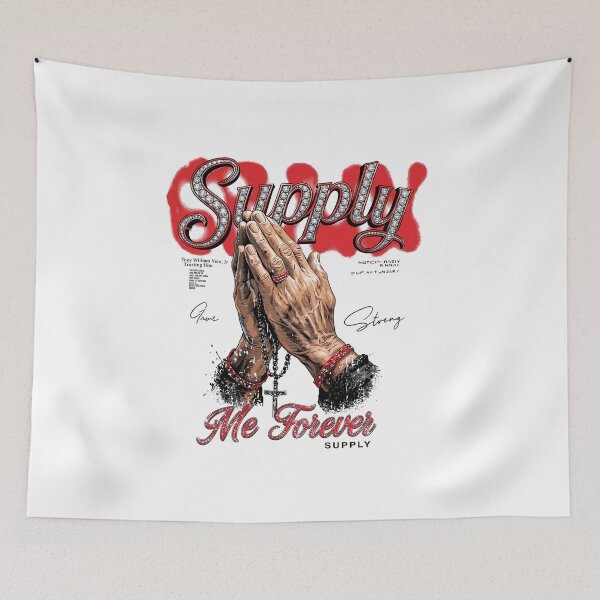 Item preview, Supply Me Forever Praying Hands Graphic designed and sold by mahoganiart.