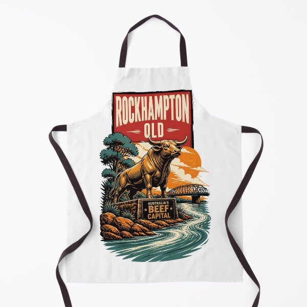 Item preview, Rockhampton Queensland Australia Vintage Travel Poster designed and sold by TravelersGems.