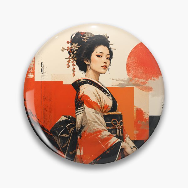 Item preview, Vermilion Poise: Geisha in Red designed and sold by Fregoli 2D.