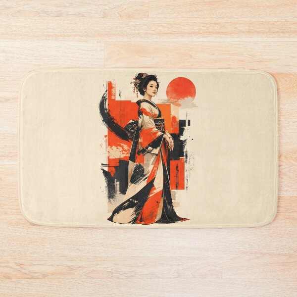Item preview, Vermilion Poise: Geisha in Red designed and sold by Fregoli 2D.