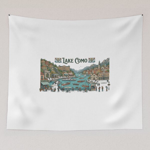 Item preview, lake como italy designed and sold by designsbysamantha.